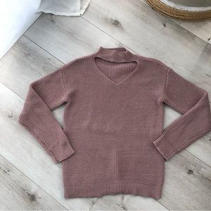 Soft Pink Knit Sweater